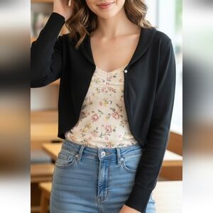 Bloom Black Women's Shrug Pit 20